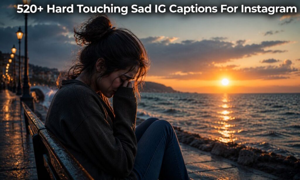 Hard Touching Sad IG Captions For Instagram
