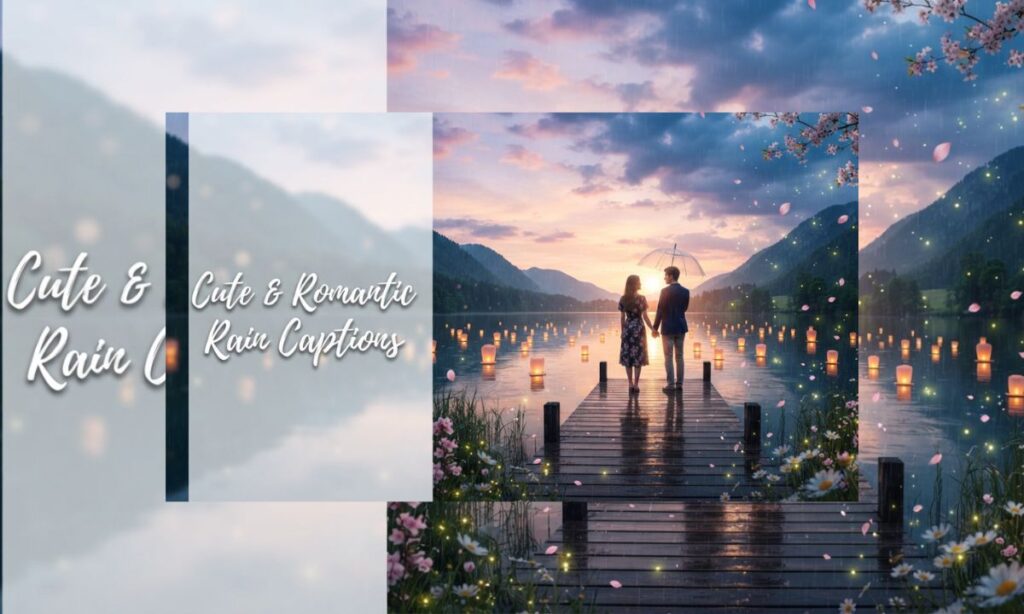Romantic Rain Captions