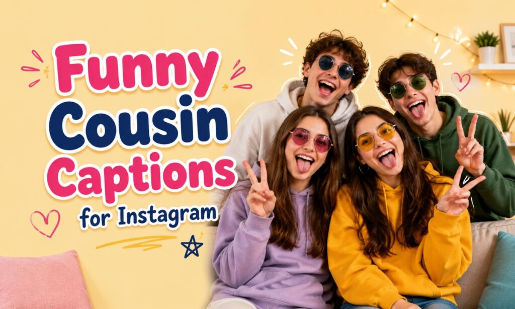 Funny Cousin Captions