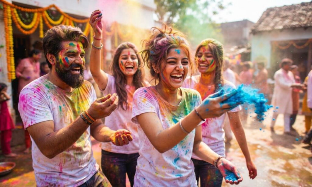 Holi Captions