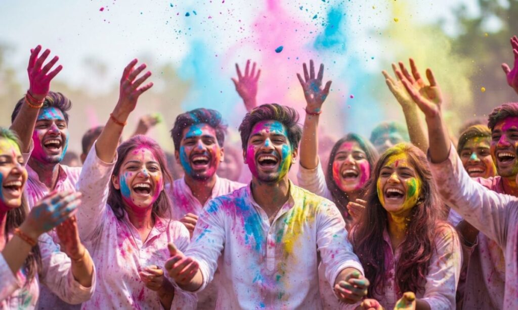 Holi Captions