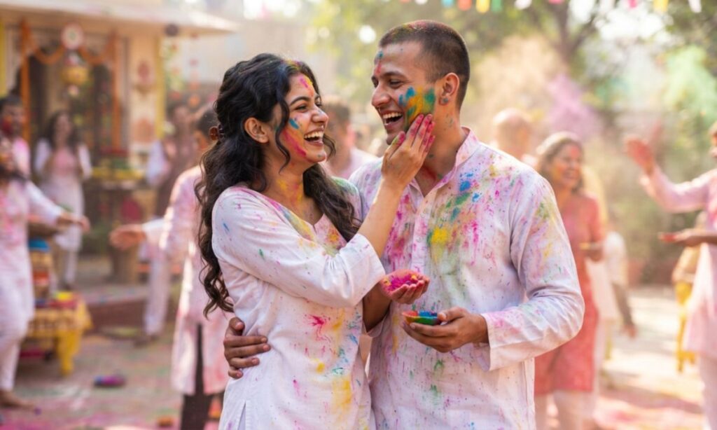 Holi Captions