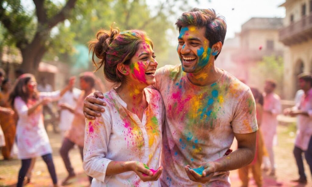 Holi Captions