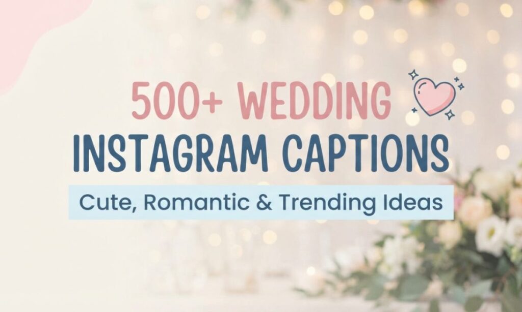 Wedding Instagram Captions