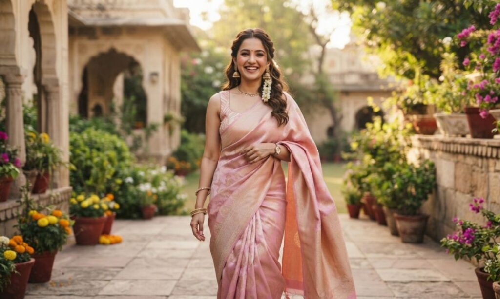 Saree Captions