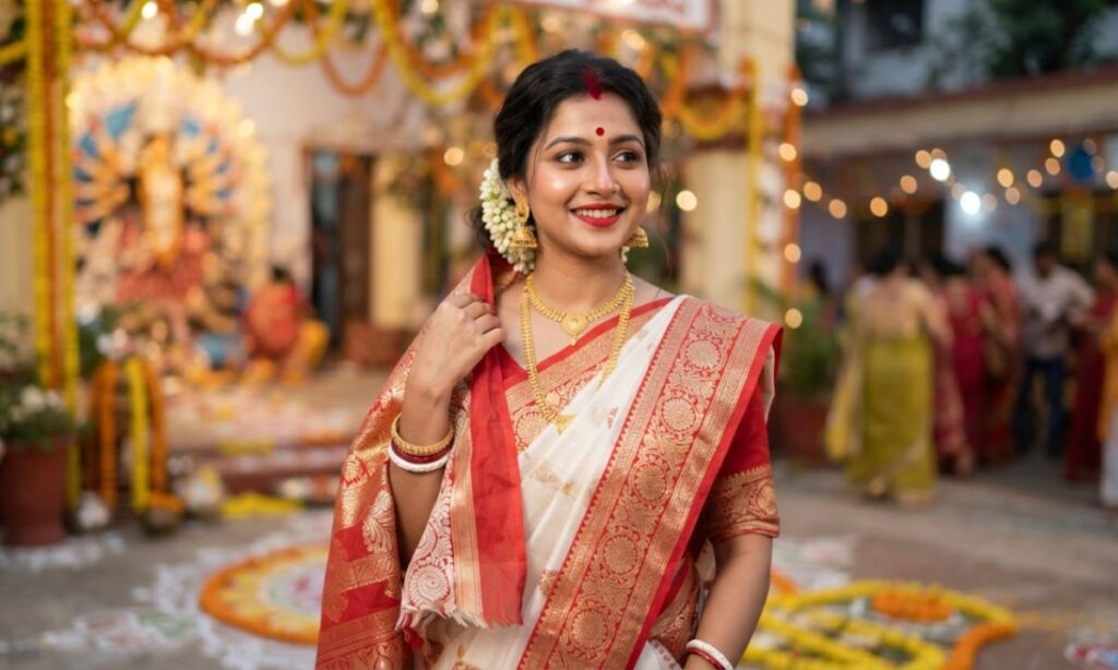 Saree Captions in Bengali 