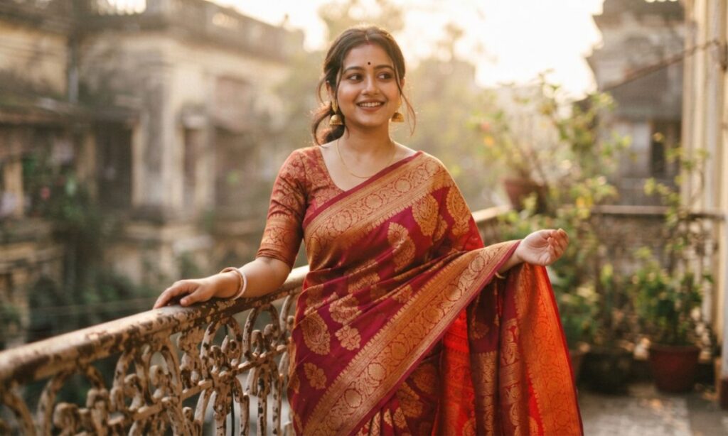 Saree Captions in Bengali