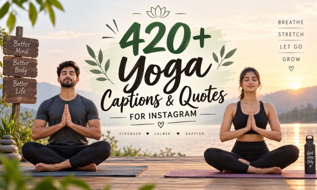 Yoga Captions & Quotes