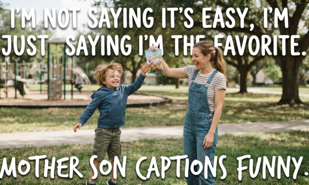 Mother Son Captions Funny