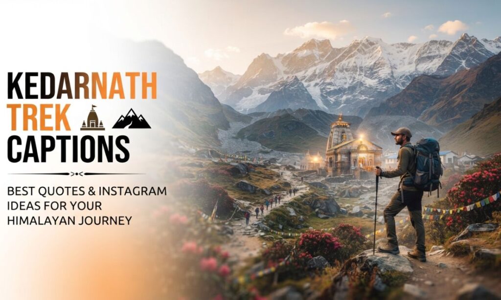 Kedarnath Trek Captions