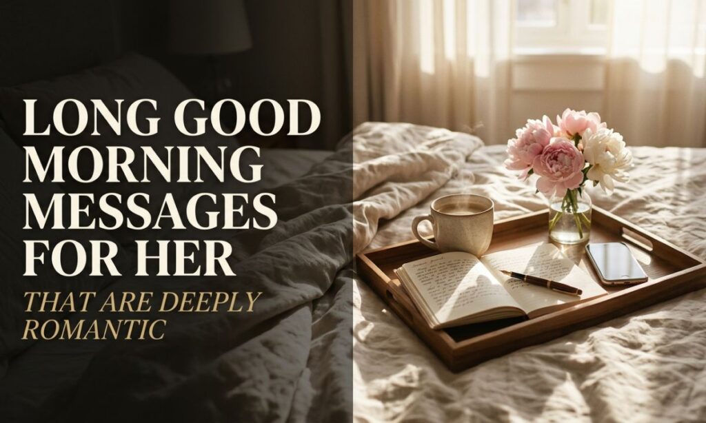 Long Good Morning Messages for Her That Are Deeply Romantic