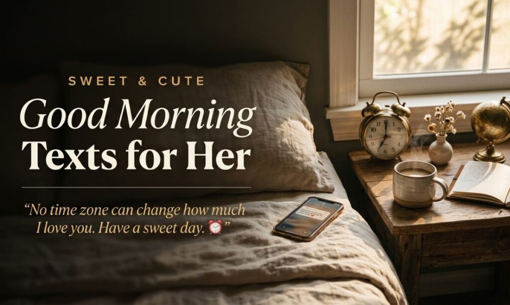 Sweet and Cute Good Morning Texts for Her