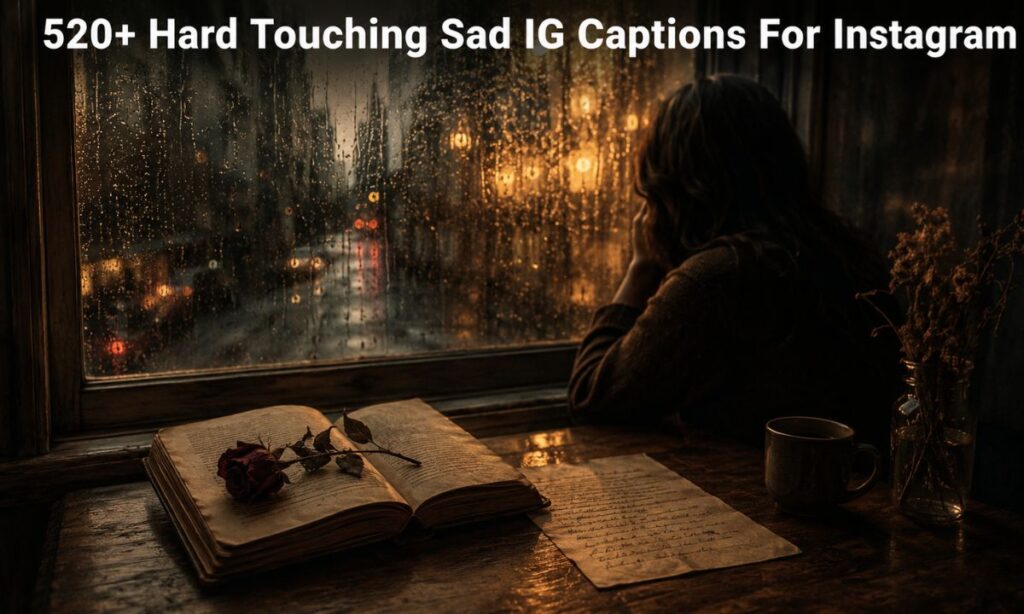 Hard Touching Sad IG Captions For Instagram