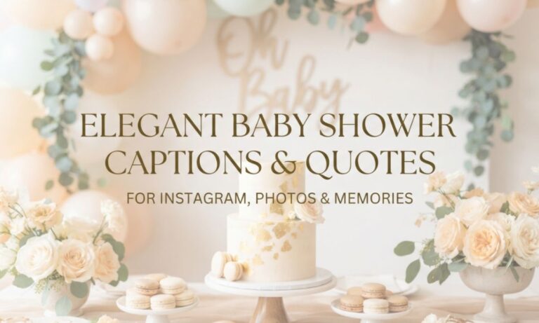 Baby Shower Captions