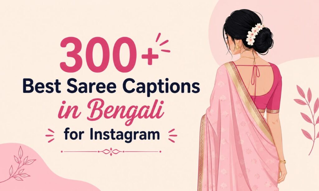 Saree Captions in Bengali