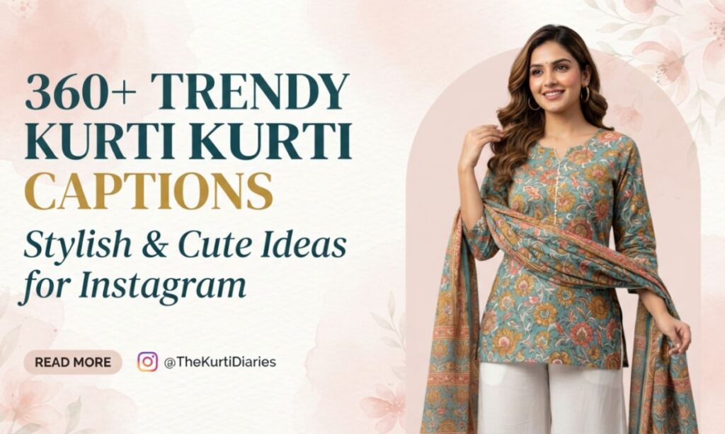 Trendy Kurti Captions