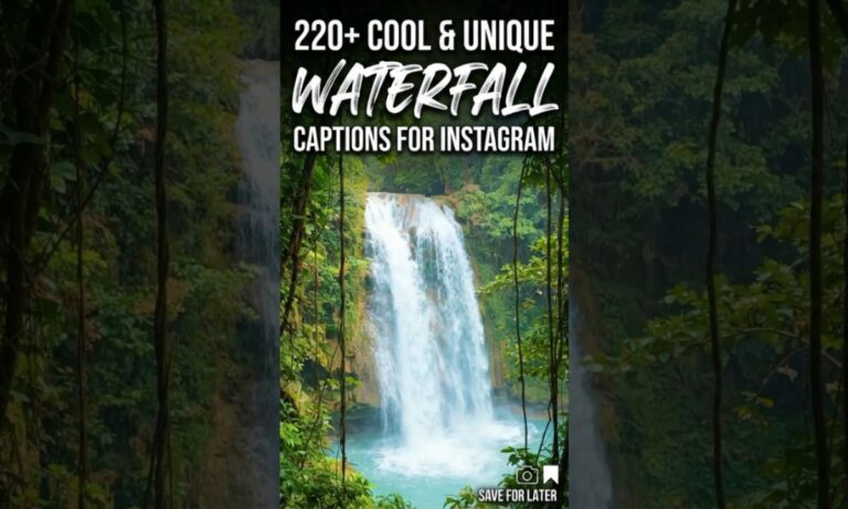 Waterfall Captions