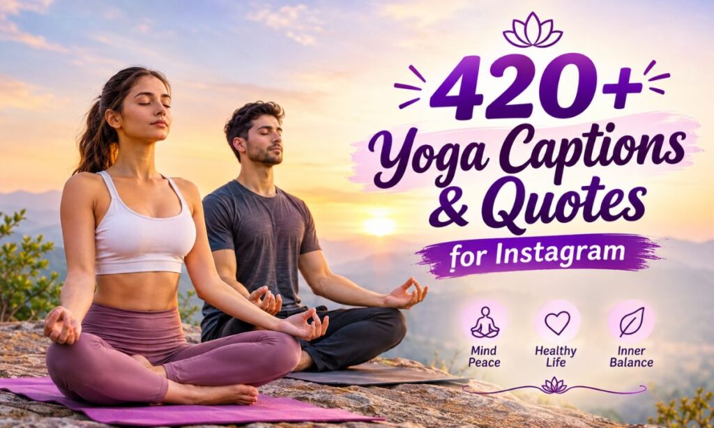 Yoga Captions & Quotes