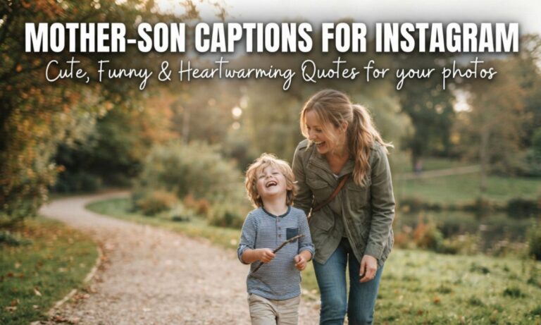 Mother-Son Captions for Instagram