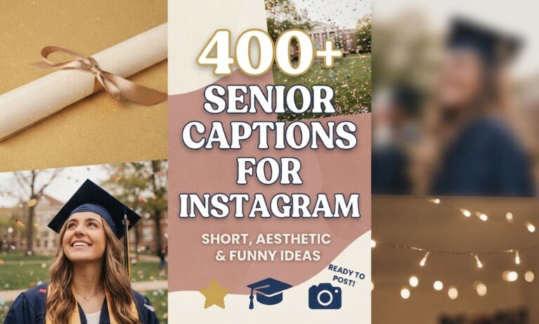 Senior Captions for Instagram