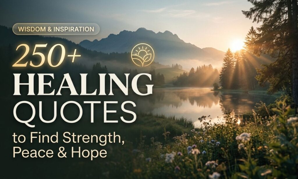 Healing Quotes to Find Strength, Peace & Hope